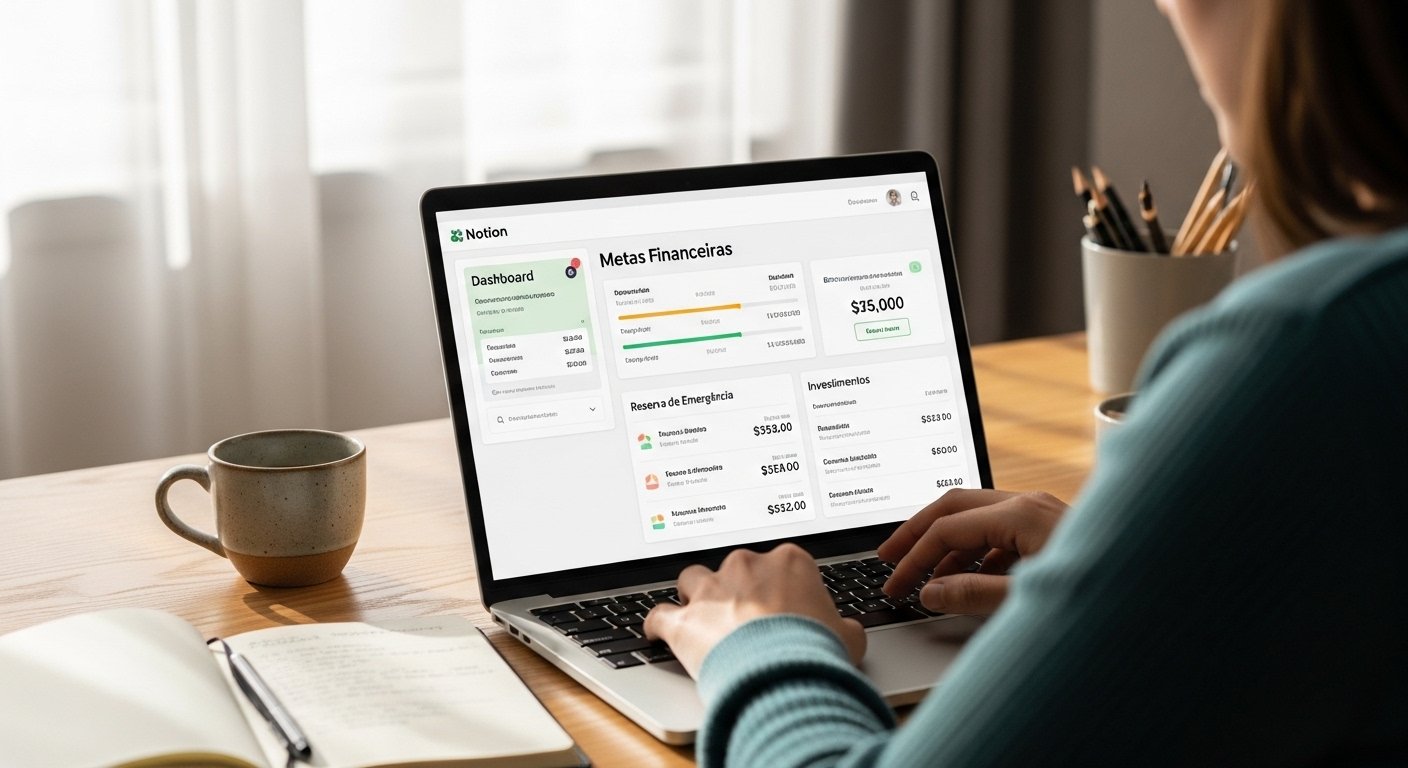 Como organizar suas metas financeiras no Notion